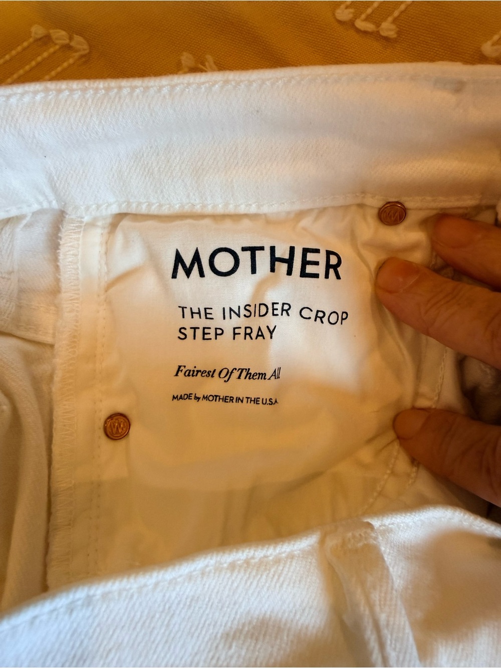 MOTHER The Insider Crop Step Fray Fairest Of Them All Cropped Flare Jeans - Picture 13 of 13